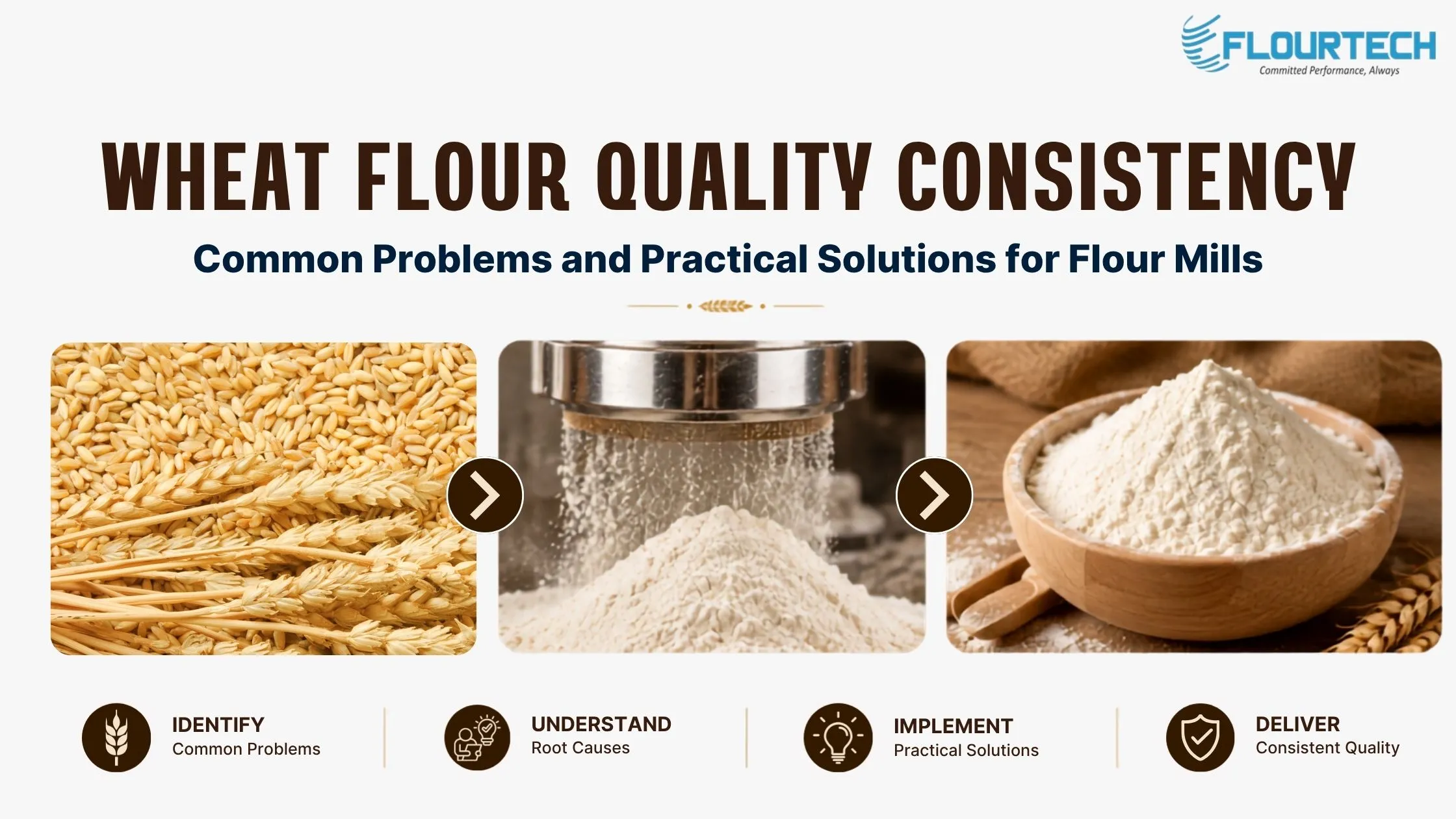 Wheat flour quality consistency and practical solutions for flour mill