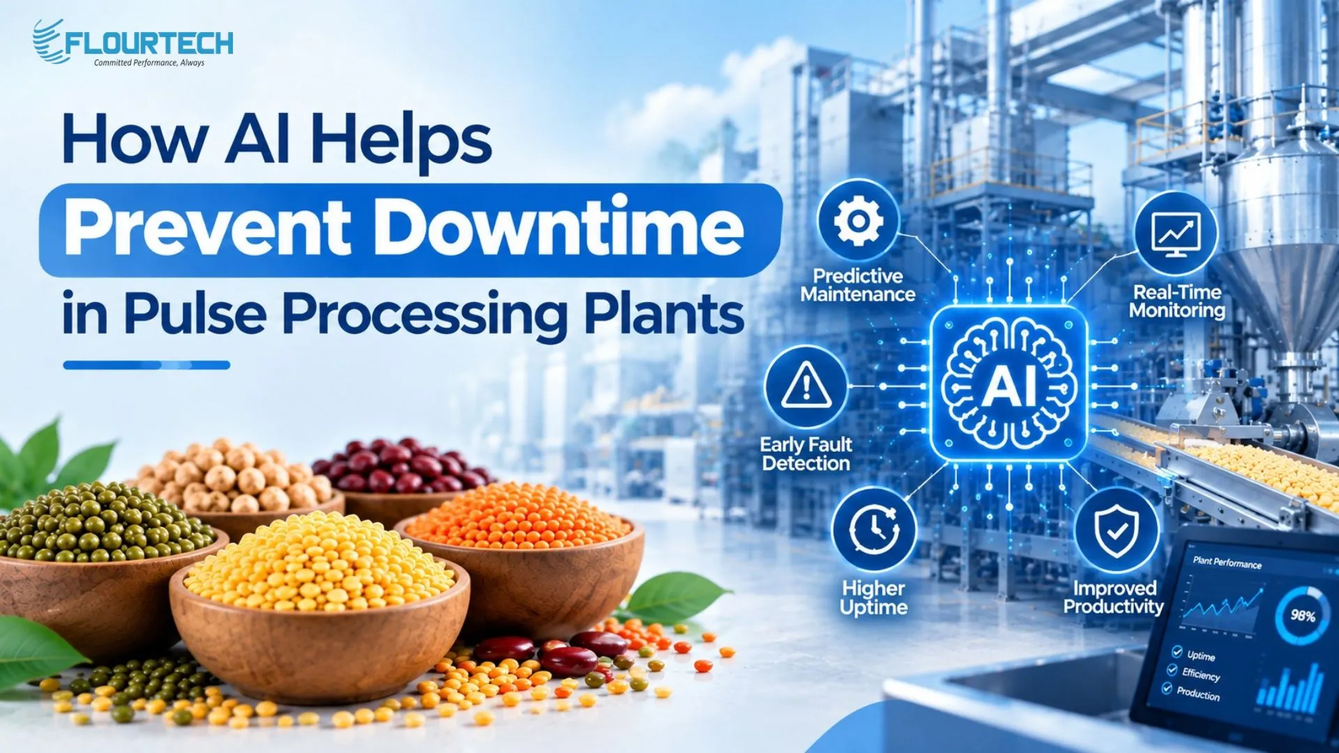 How AI Helps in Prevent Downtime in Pulse Processing Plants